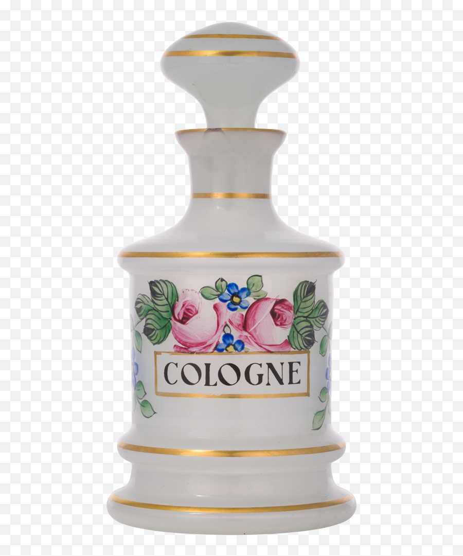 A Cologne Bottle Made Of Milk Glass - Objects Wirtualne Domaine De Canton Png,Milk Glass Png