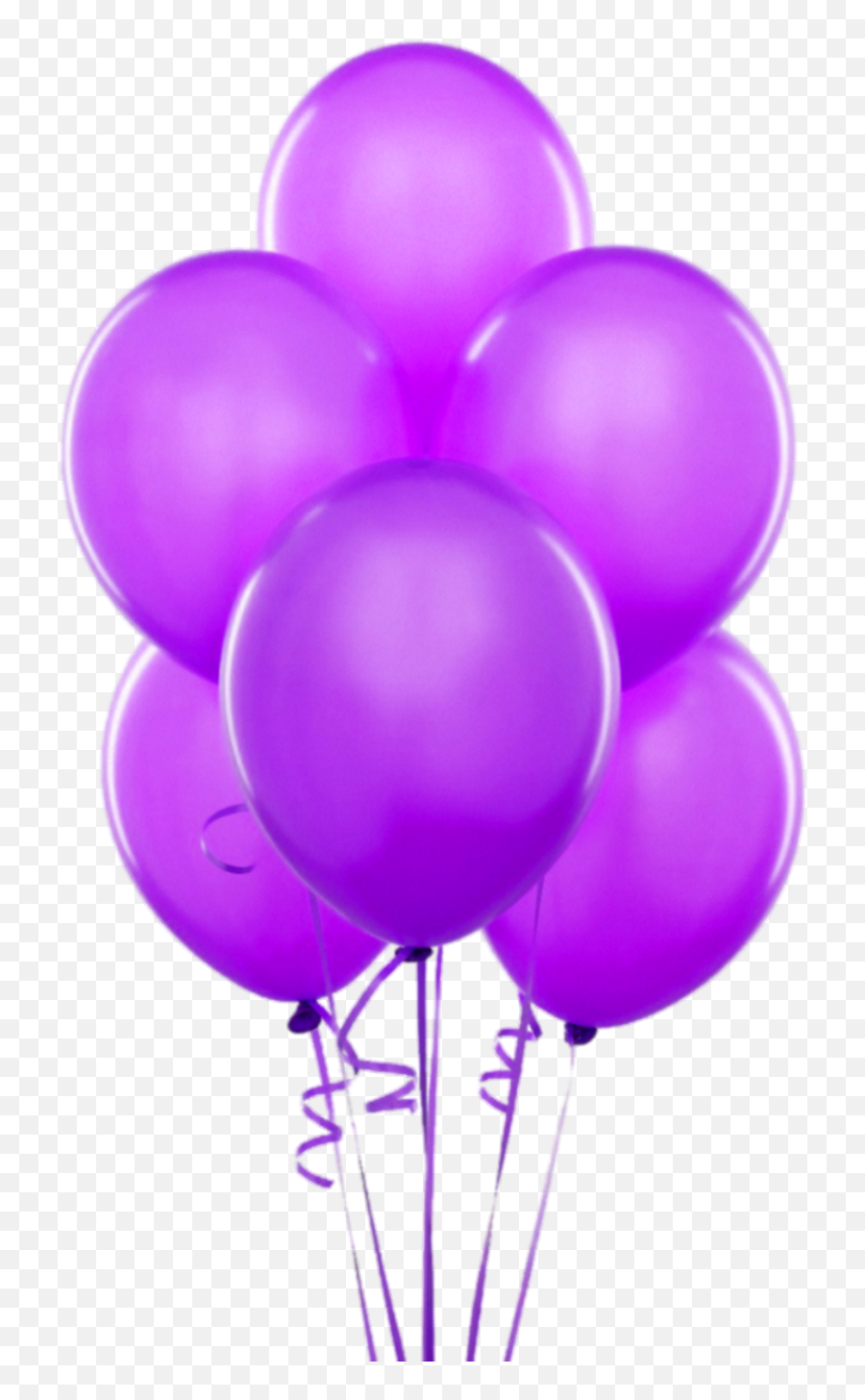 Download Purple Transparent Balloons Clipart Birthday - Gold Balloons Clear Background Png,Birthday Balloons Png