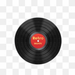 Vinyl Disc And Cover - Circle png