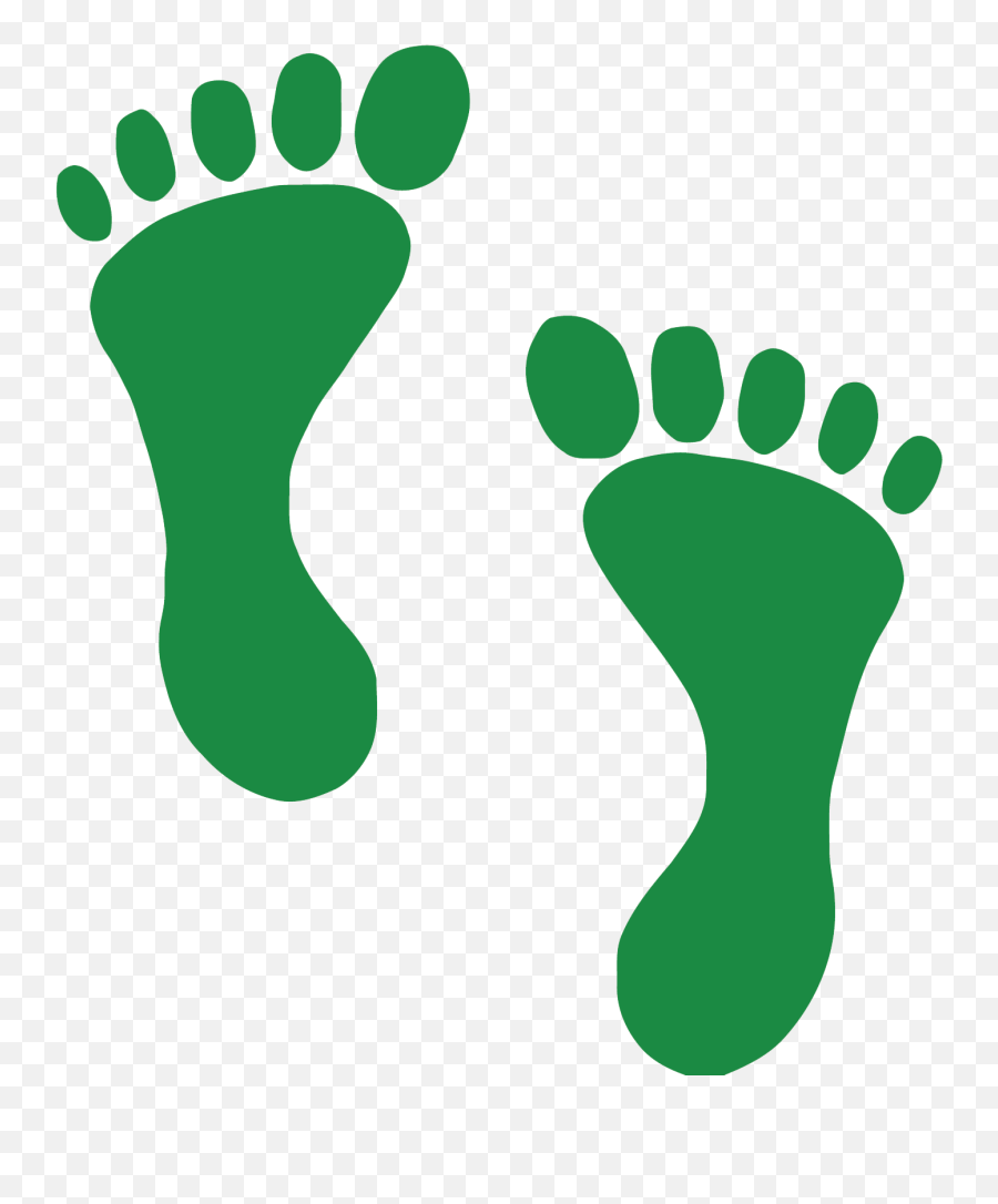 Green Feet Transparent Png Image - Green Foot Print Png,Feet Png
