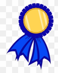 Download Blue Ribbon Gold Medal Prize - Ribbon Prizes Png,Prize Png