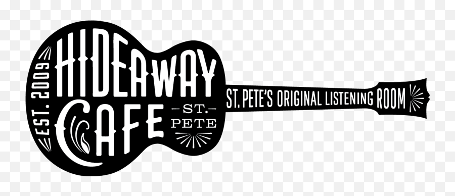 Hideaway Logos For Download - Cool Guitar Logo Black And White Png,Guitar Logos