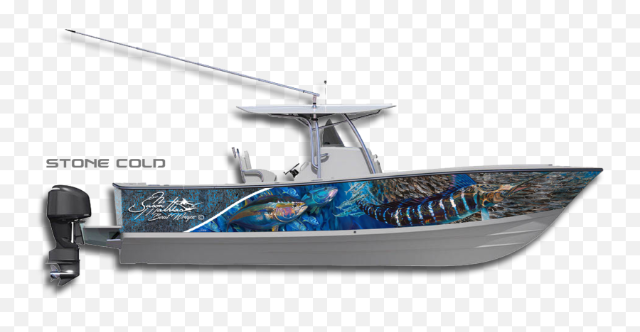 Boat Wrap - Fish Scale Boat Wrap Png,Stone Cold Png