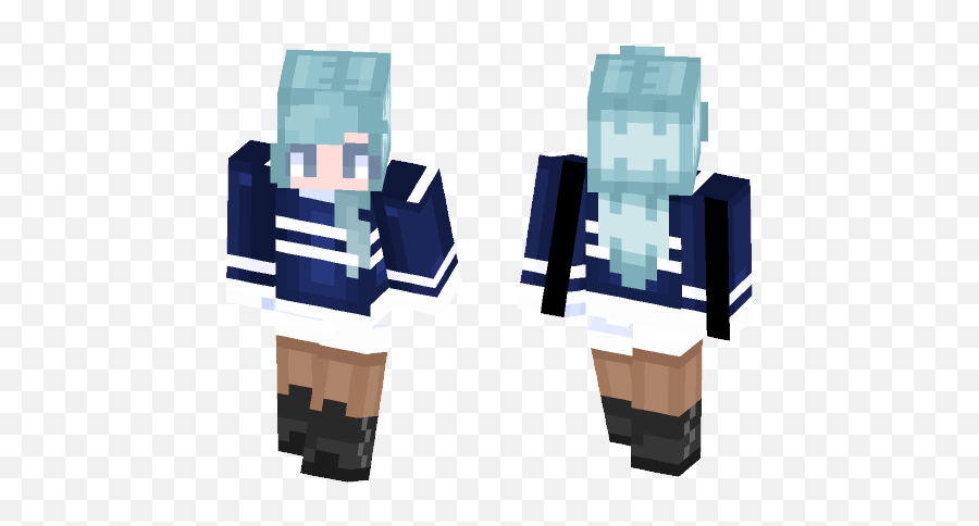 Download Winter Is Coming Minecraft Skin For Free - Minecraft Girl Skins Dark Blue Png,Winter Is Coming Png
