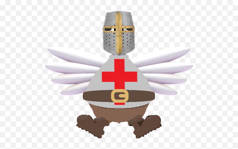 All Hail Chockencrusader Chicken - Ideas Chicken Fictional Character Png,Crusader Helmet Png