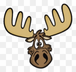 Moose Clipart Pin The Tail - Cartoon Head Drawing png
