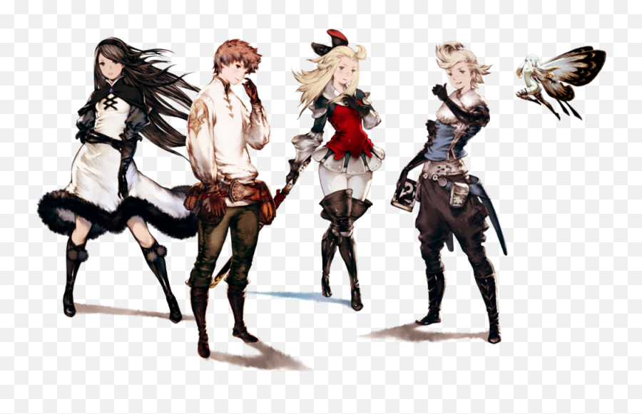 Bravely Default A Band Of - Bravely Default Characters Png,Bravely Default Logo