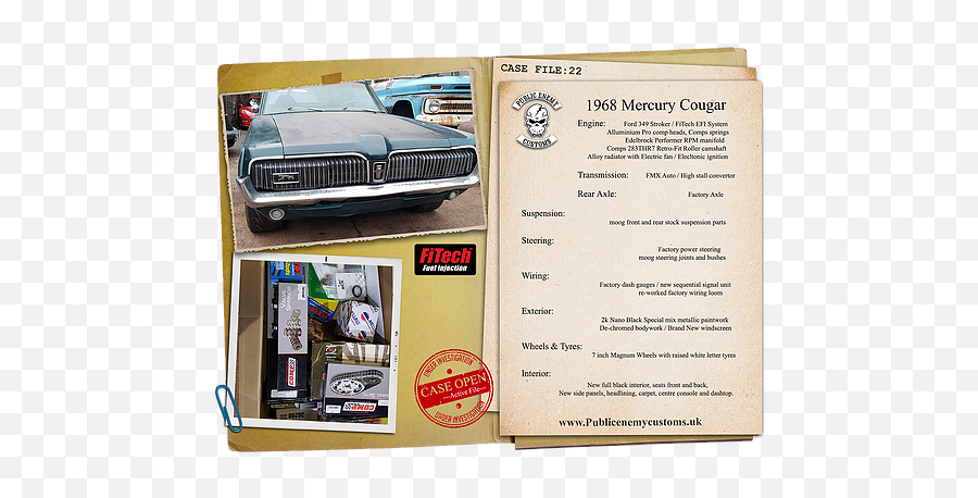 1968 Mercury Couger - Antique Car Png,Mercury Cougar Logo