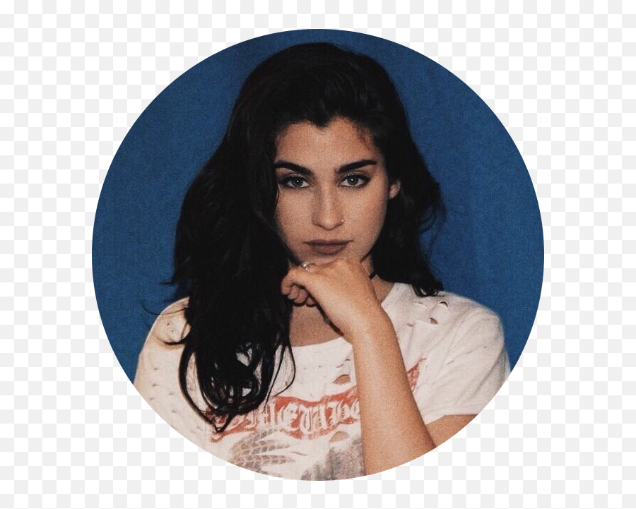 Download Hd Lauren Jauregui Blue Icons - Lauren Jauregui Aesthetic Icons Png,Lauren Jauregui Png