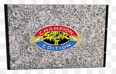 Arcade1up Street Fighter Branded Riser - png
