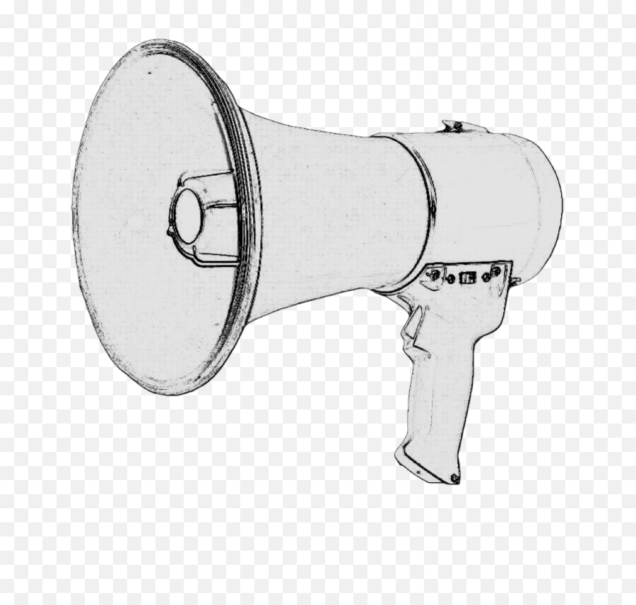 Download Cheer Megaphone Clipart - Drawing Png Image With No Cheerleading Megaphone,Megaphone Clipart Png