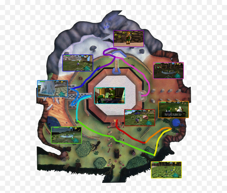 Majoras Mask Moon Png - Ranch Romani Mask 3ds,Majora's Mask Moon Png