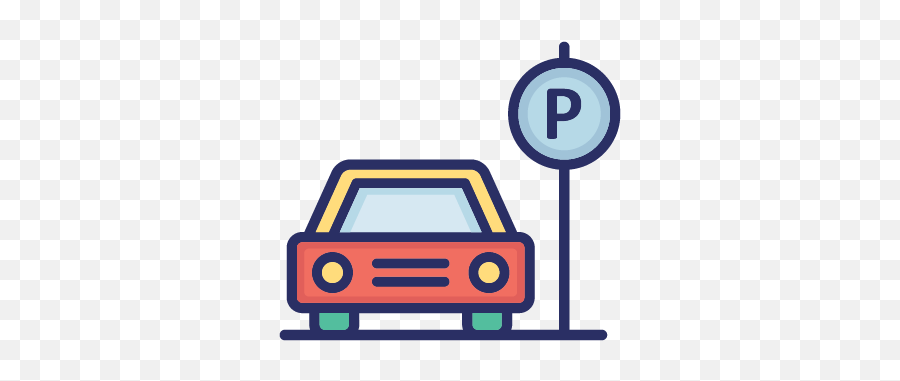 Car Parking Carport Color Vector Icon - Language Png,Icon Parking