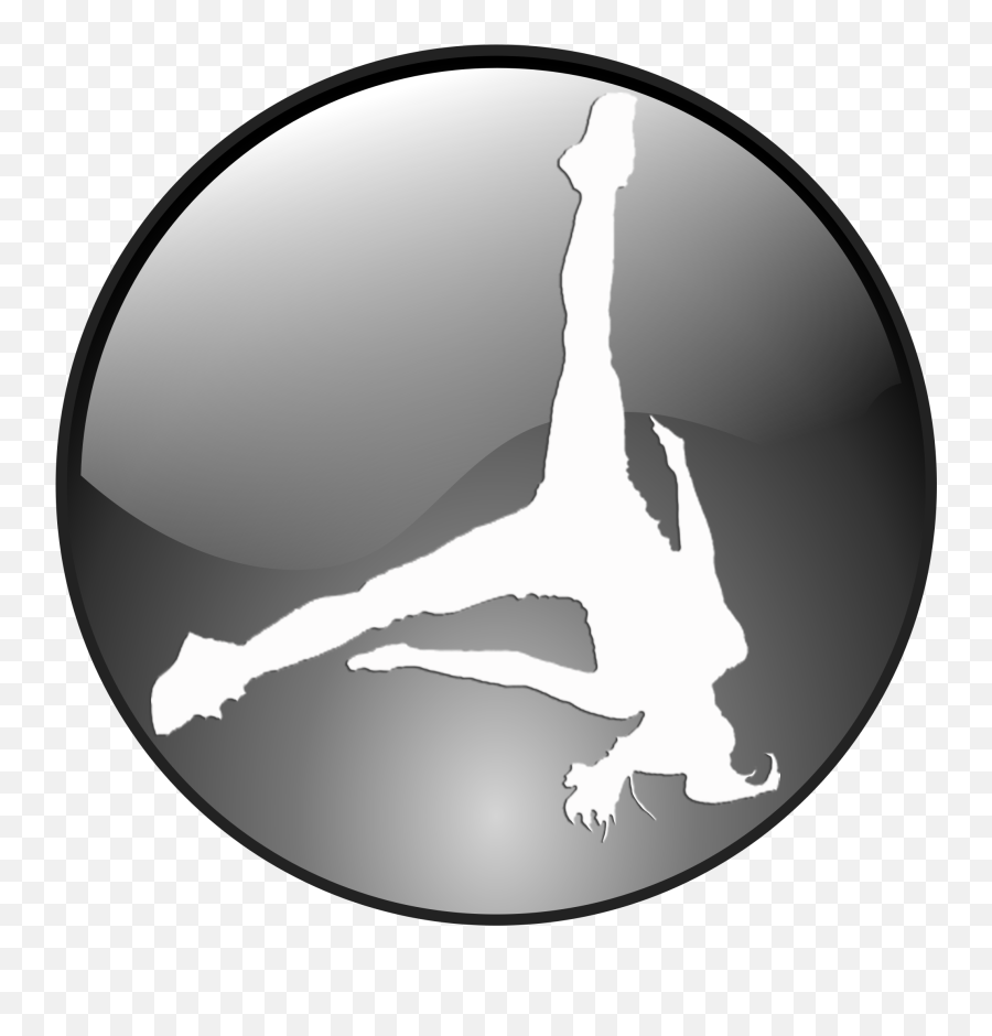 White - Aerialbuttoniconblack Tumble U0026 Stunt Institute Athletic Dance Move Png,Aerial Icon
