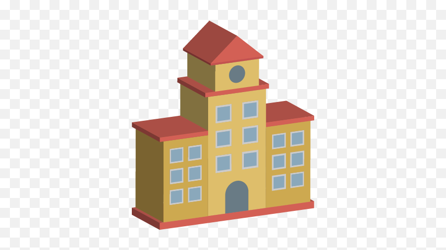 Free Building University Color Vector Icon - Medieval Architecture Png,School Vector Icon