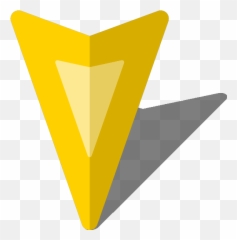 Simple Location Map Pin Icon4 Yellow - Transparent Png