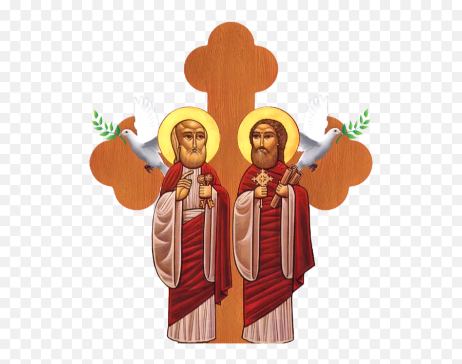 St - St Paul And St Peter Coptic Png,Orthodox Icon St Peter