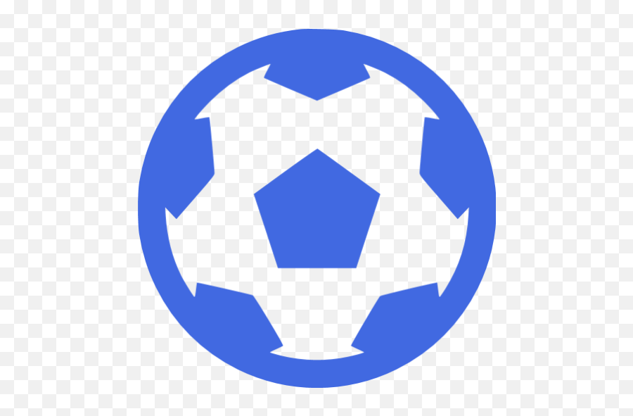 Royal Blue Football 2 Icon - Football Icon Png Blue,Football Icon For Facebook