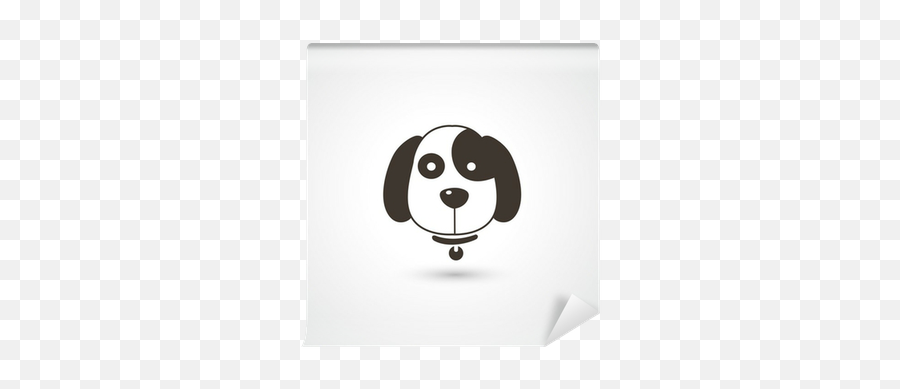 Dog Head Icon Vector Wall Mural - Toy Dog Png,Dog Icon Vector