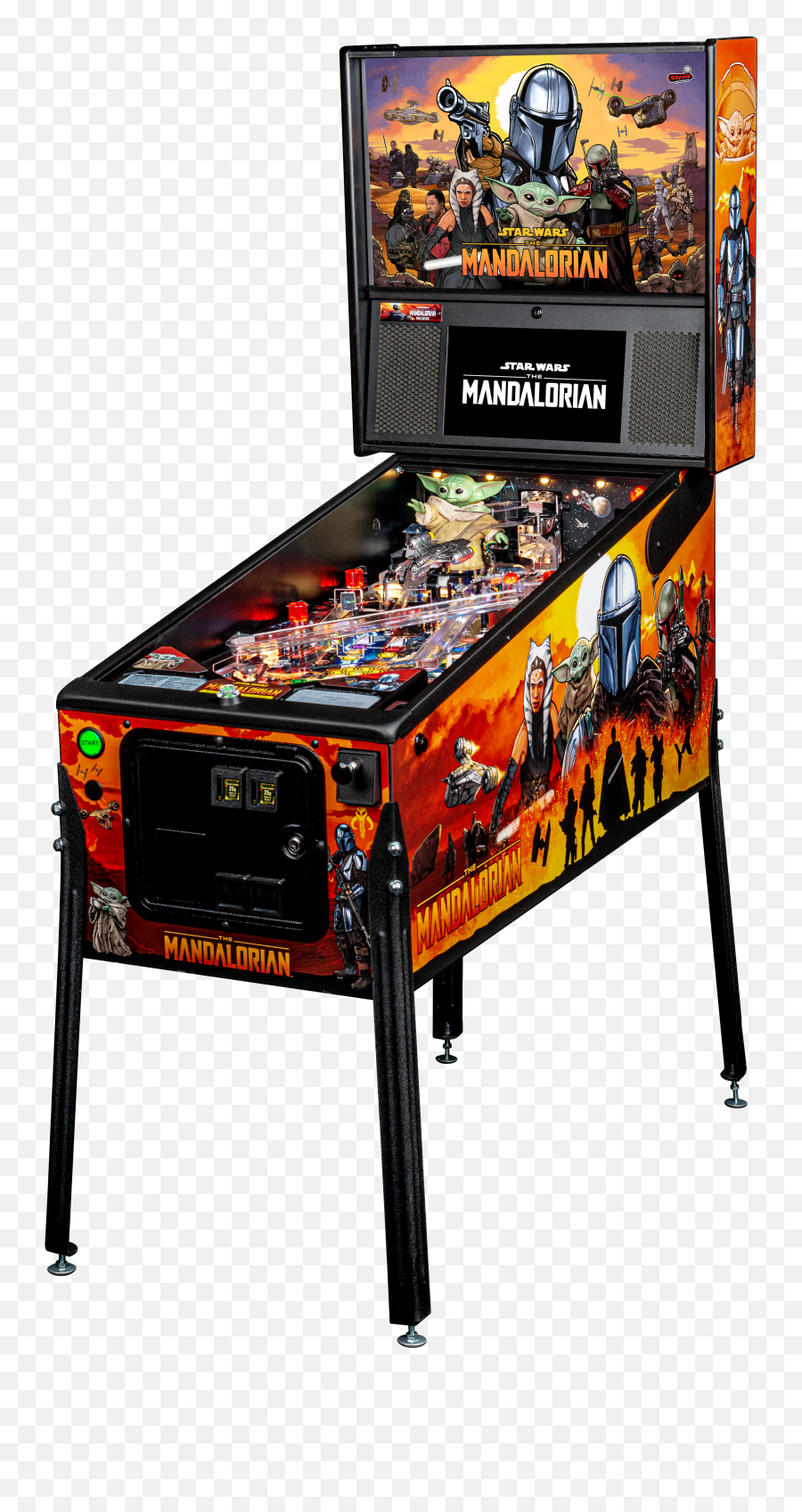 Stern Pinball - Stern Mandalorian Pinball Png,Start Icon Arcade