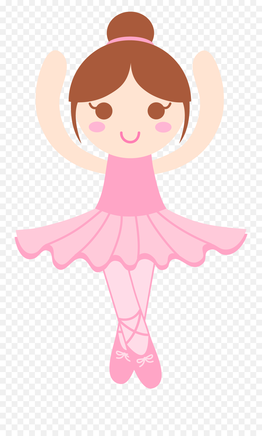 Cute Ballerina Girl Clipart - Ballerina Clipart Transparent Png,Girl Clipart Transparent Background