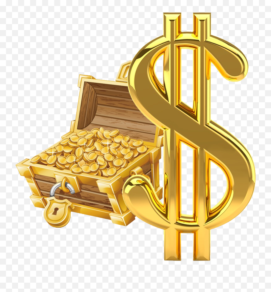 Library Of Gold Money Symbol Clip Art Png Files - Gold Dollar Sign Png,Spotify Icon Png