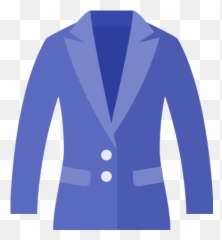 Womens Suit Icon In Color Style - Coat Pocket png