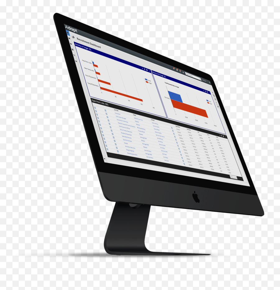 Saas Recruitment Software Adapt Studio Dashboards - Smart Device Png,Place Icon On Desktop