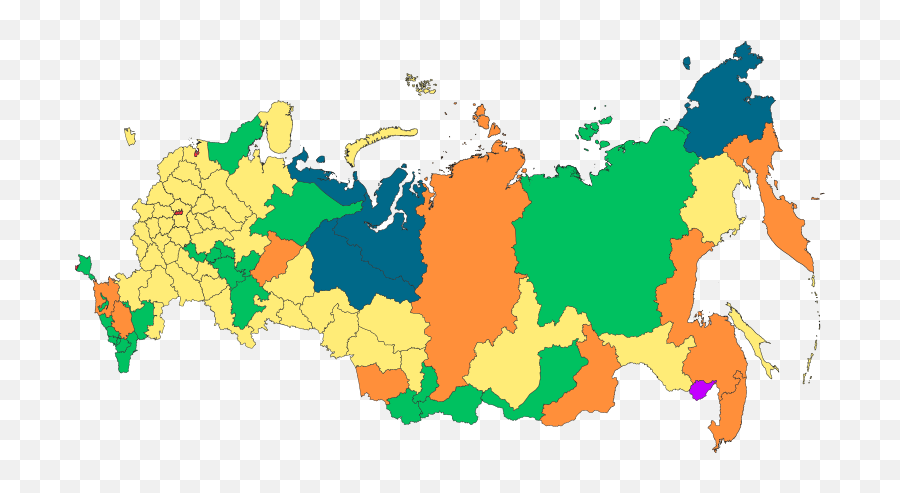 Federal Subjects Of Russia - Wikipedia Many States Are In Russia Png,Russia Png