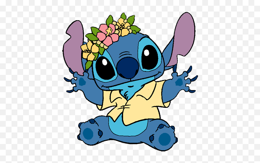 Disney Png Images In Collection - Stitch In Hawaiian Shirt,Disney Png Images