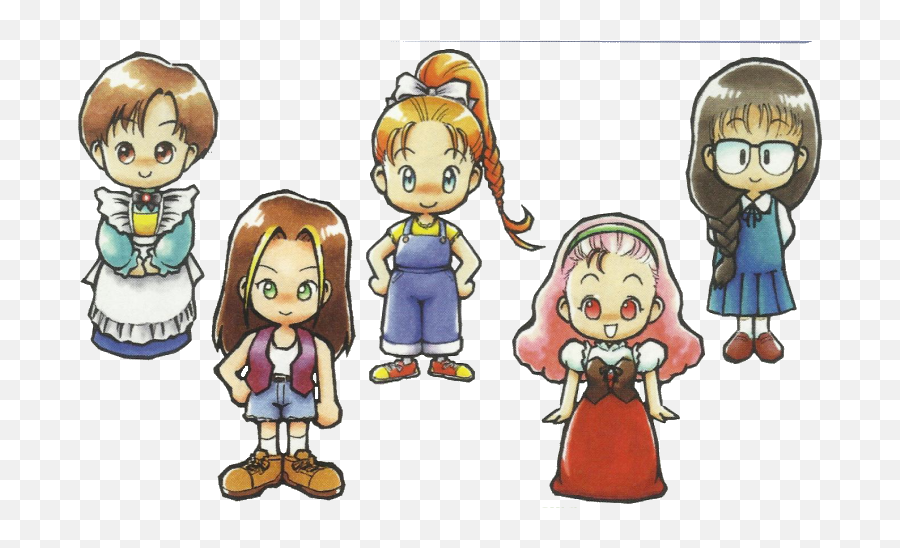 Farmer Pitches In Harvest Moon Story Of Seasons - Harvest Moon Character Old Png,Harvest Moon Icon