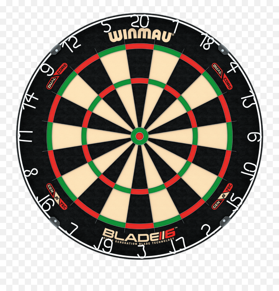 Winmau Blade 6 Dual Core Dartboard - Winmau Blade 6 Png,Icon Arc Stealth Jacket