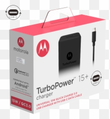 Motorola Turbopower 15 Mobile Wall Charger Usb - Cable png
