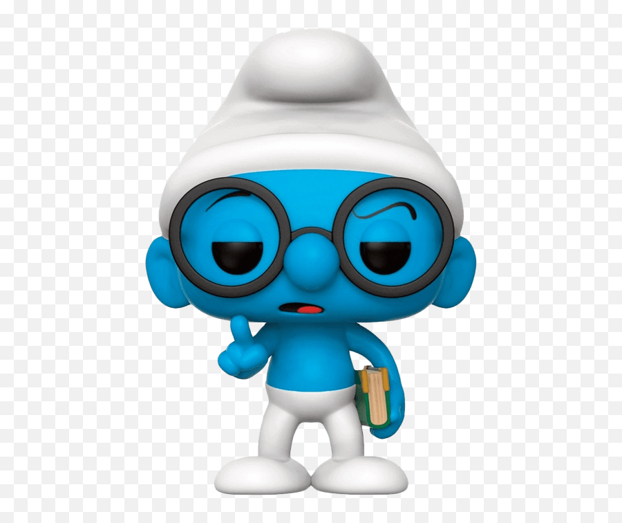 The Smurfs - Brainy Smurf Funko Pop Animation The Smurfs Funko Pop Smurfs Png,Smurf Png