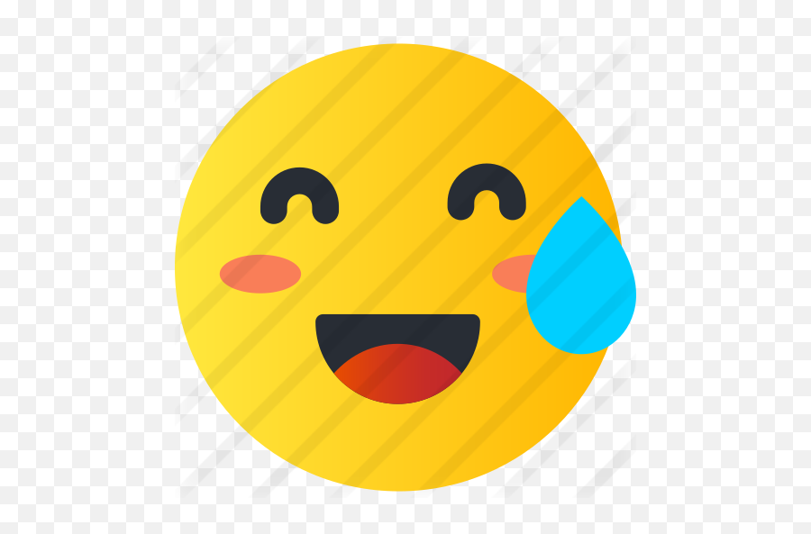 Tear - Free Smileys Icons Circle Png,Tear Emoji Png