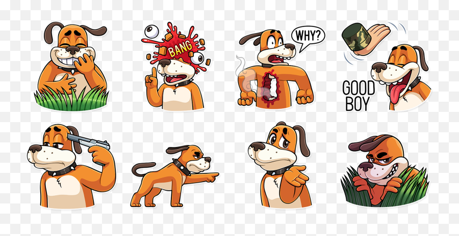 Duckhunt Dog Telegram Stickers U2014 2018 - Telegram Stickers Duck Hunt Png,Duck Hunt Png