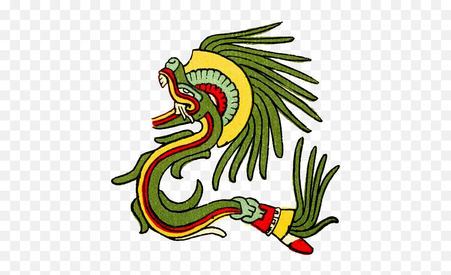Filequetzalcoatl Feathered Serpentsvg - Wikimedia Commons South American Mythological Creatures Png,Serpent Png