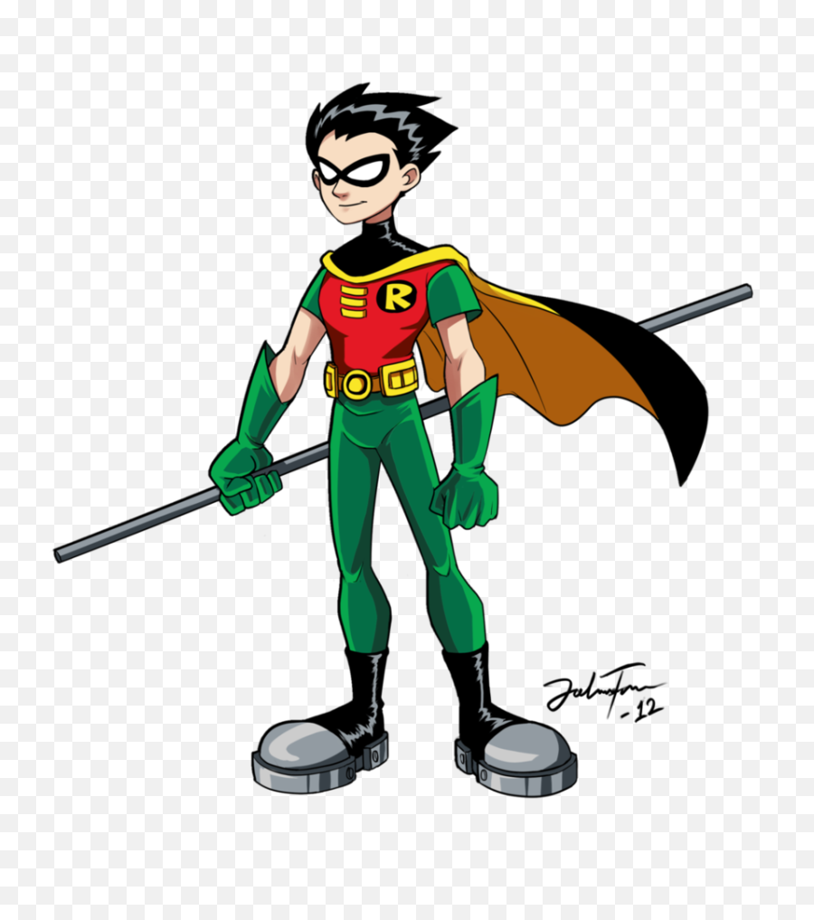 Teen Titans Png Clipart - Robin Teen Titans Staff,Teen Titans Logo Png
