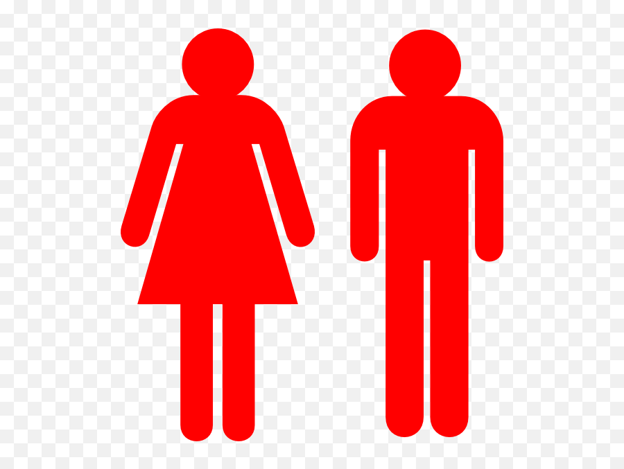 Boy And Girl Stick Figure - Red Clip Art At Clkercom Boy And Girl Stick Figure Png,Stick Figures Png