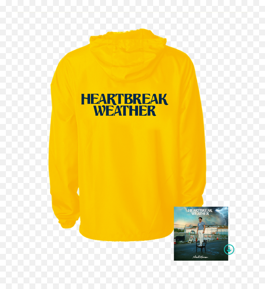 Heartbreak Weather Rain Jacket Digital Album - Niall Horan Heartbreak Weather Playeras Png,Heartbreak Png