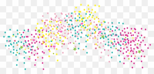 Picture - Transparent Background Overlay Confetti Png