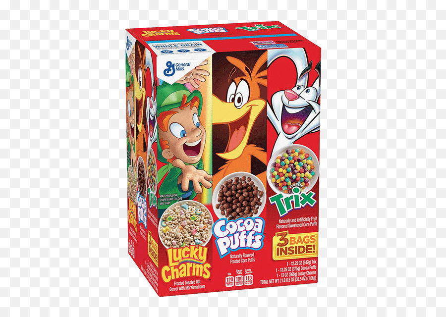 Lucky Charms Cocoa Puffs And Trix - Lucky Charms Cocoa Puffs Trix Png,Lucky Charms Png