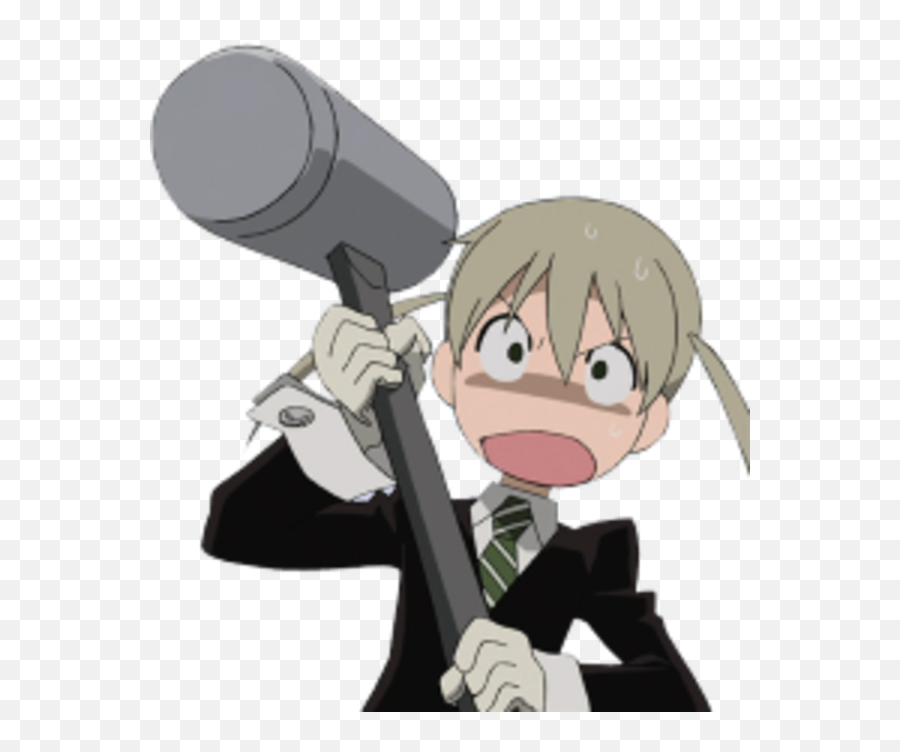 Maka W A Hammer Soul Eater Know Your Meme - Soul Eater Soul Png,Soul Eater Transparent