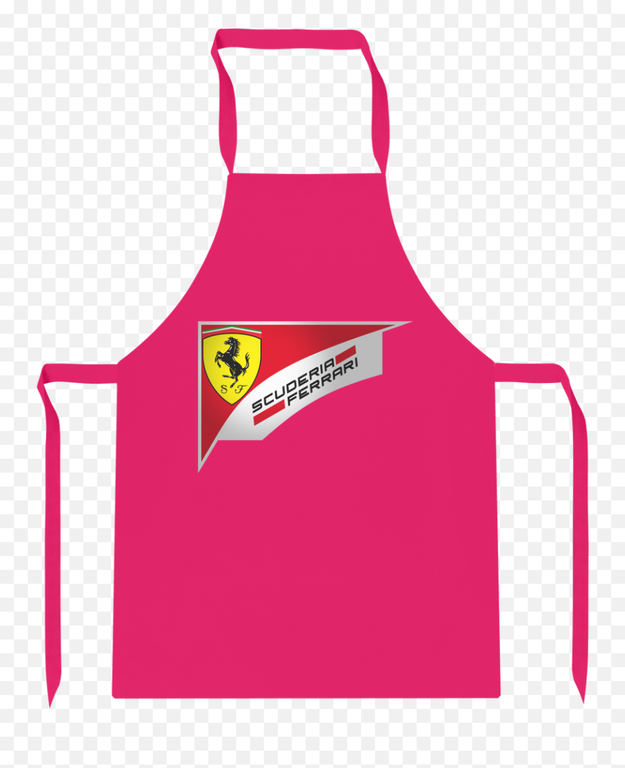 Ferrari F1 2018 Logo Premium Jersey Apron - Apron Clipart Scuderia Ferrari Png,Ferrari Logo Png