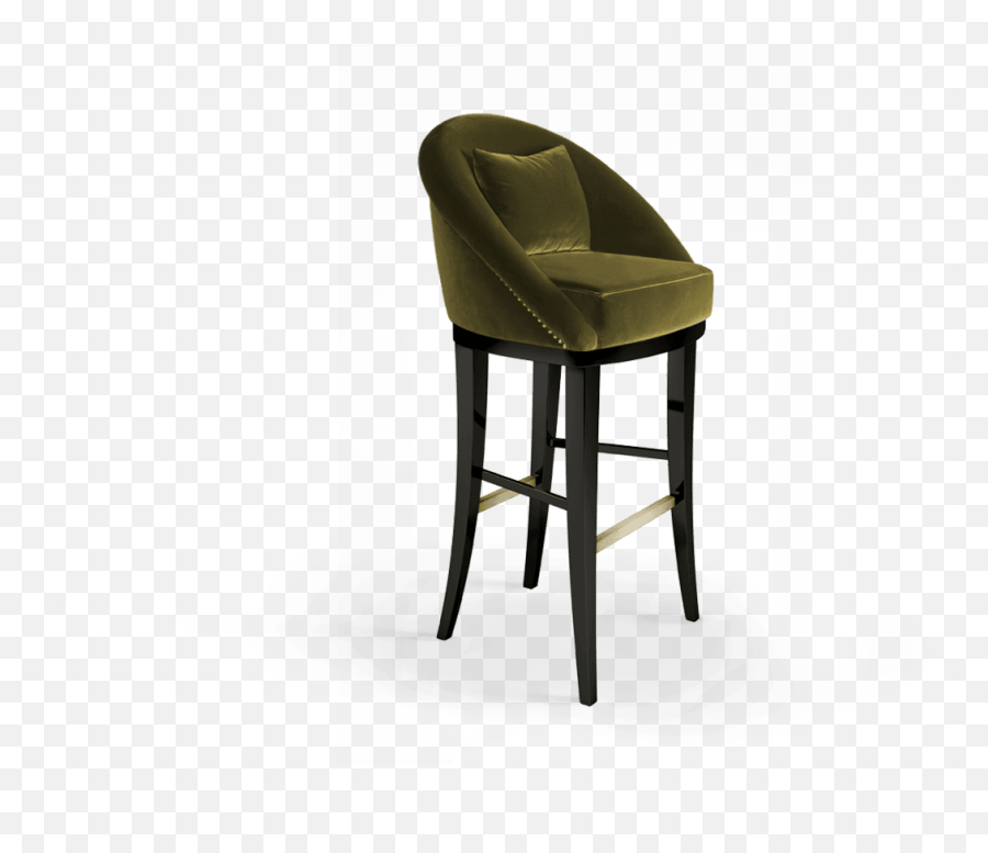 Kim Mid - Century Bar Chair By Ottiu Beyond Upholstery Chair Png,Stool Png
