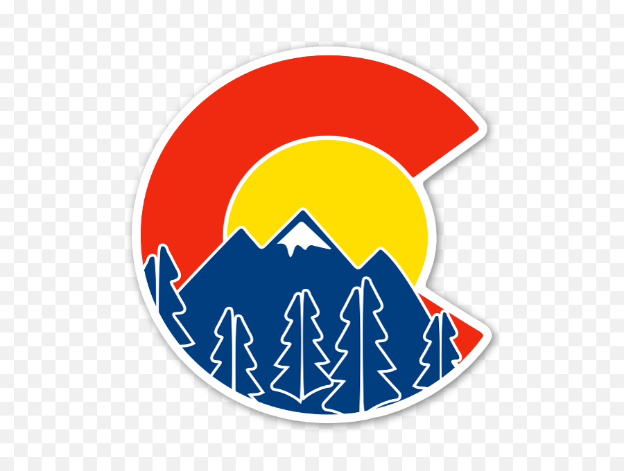 Colorado State Flag - Colorado State Flag Logo Png,Mountain Clipart Transparent