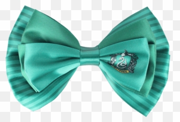 Harry Potter - Slytherin Hair Bow Hair Bows Blue Png,Slytherin Png