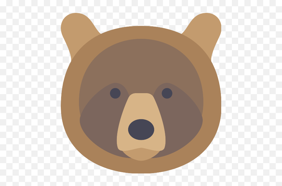 Bear Png Icon - Bear Flat Png,Brown Bear Png