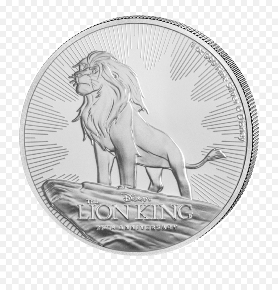 The Lion King - Disney Themed Silver Rounds Png,The Lion King Png