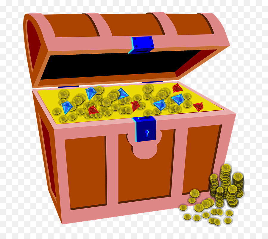 Treasure Chest Jewels - Treasure Chest Clip Art Png,Treasure Png
